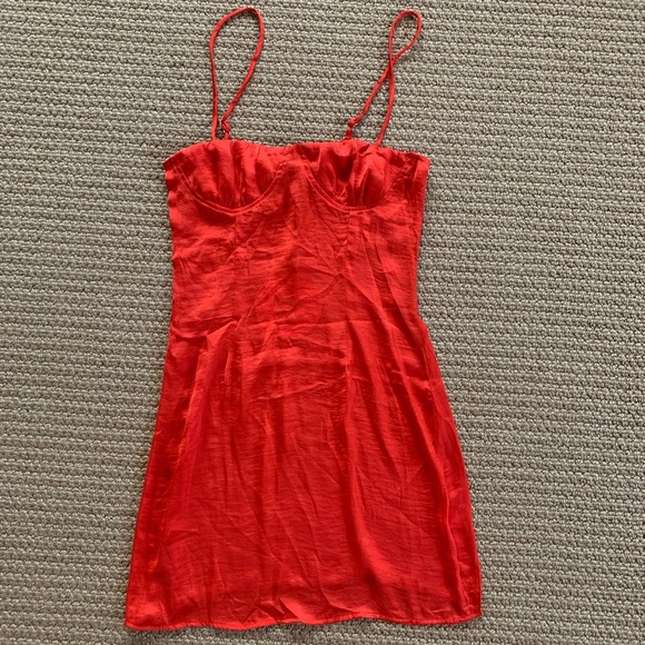Princess Polly Dresses & Skirts - Silk red princess Polly dress